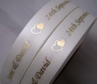 Wedding Personalised Ribbon 3