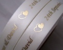 Personalised Ribbon for Weddings